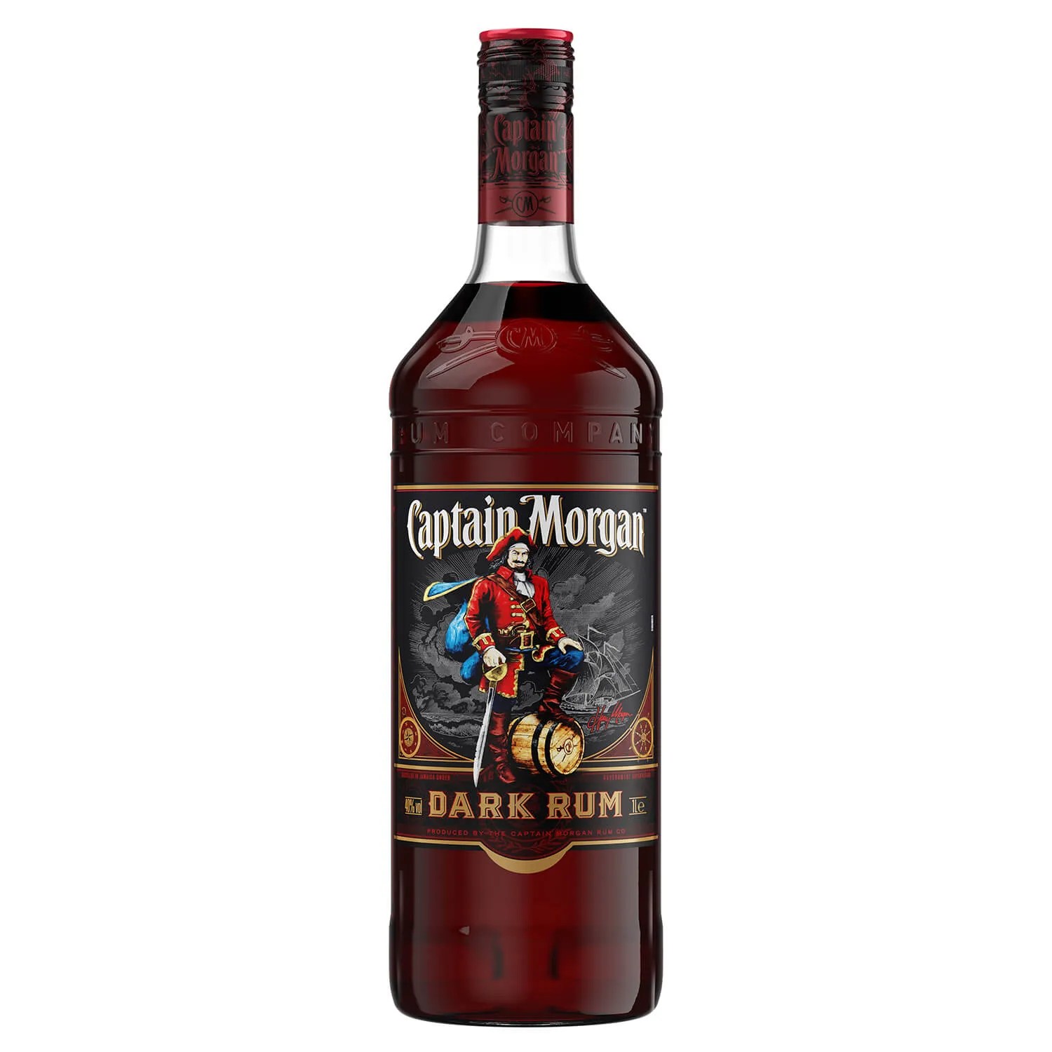 Capitan Morgan Dark Rum 1  l