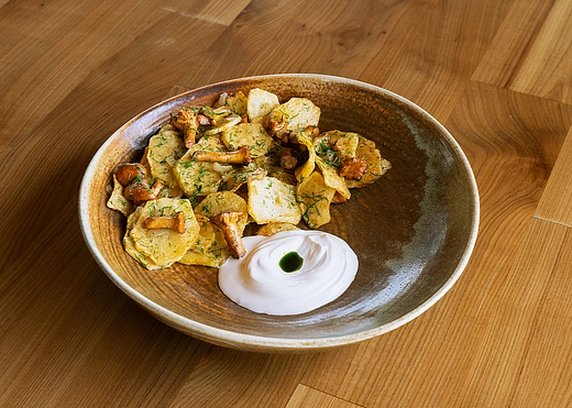 Картопля смажена з  грибами  від Na Nebi 