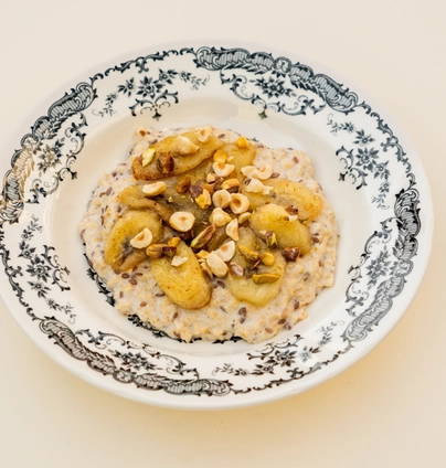 Солодка вівсяна каша з льоном від Cafe Mone 