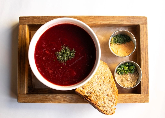 Клубний борщ пісний від Club FM 