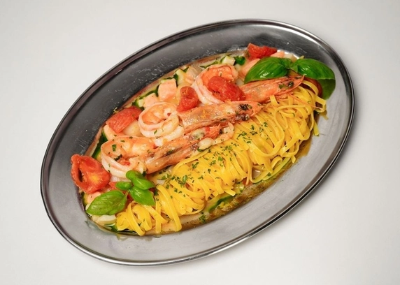 Лінгвіні з морепродуктами  від ANTICA Eatery  asdsdsadssdsadasdasddd