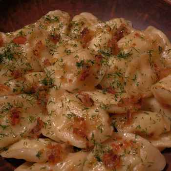 Вареники з картоплею. 