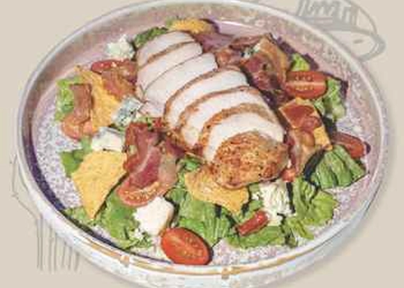 Салат з куркою, беконом та сиром дор блю від NoName 