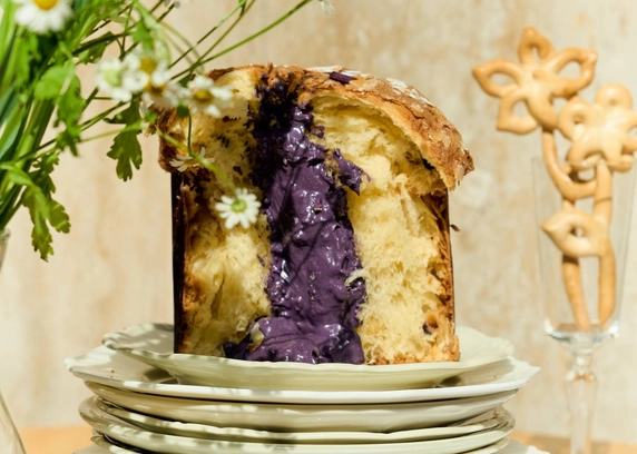 Панетон Убе-білий шоколад від DIM Bakery 