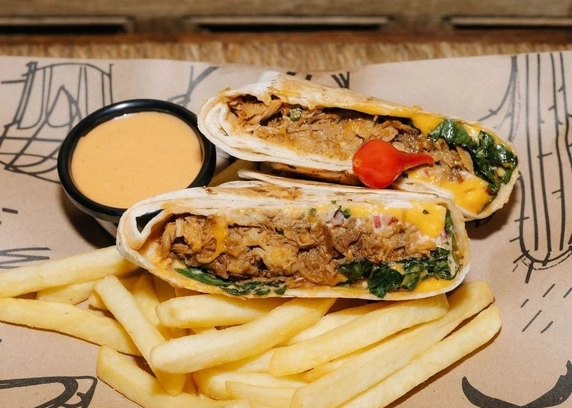 Бургер з рваною свининою від NoName 