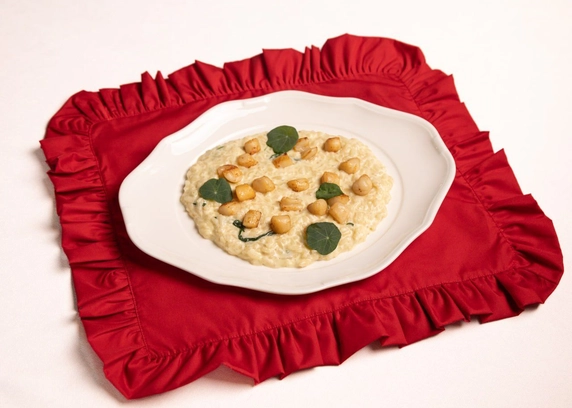 Ризото парміджано з гребінцем від Na Nebi 