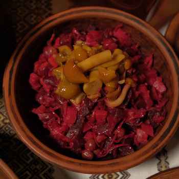 Вінігрет з опеньками