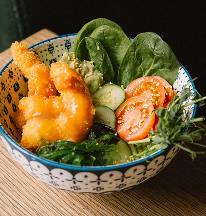 Боул з креветками панко  - Пасаж Адлєра 