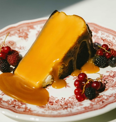 Чізкейк із солоною карамеллю - ANTICA Eatery 