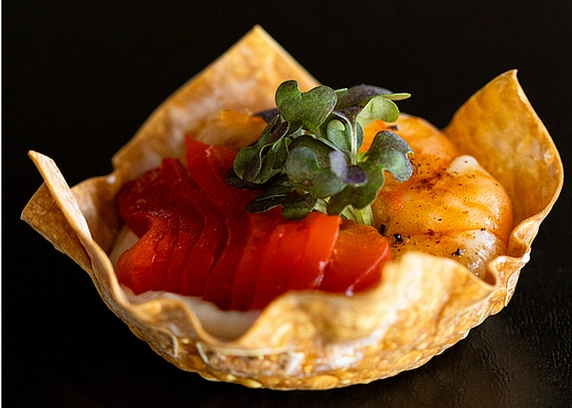 Корзинка з креветкою від Na Nebi 