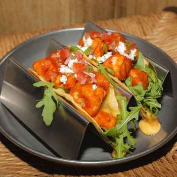 Тако з куркою та хрустким баклажаном