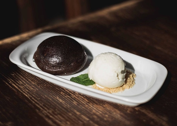 Мафін з теплим шоколадом від Файне Місто 