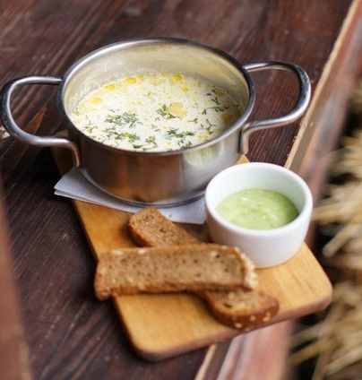 Сирна юшка з грибами від Файне Місто 