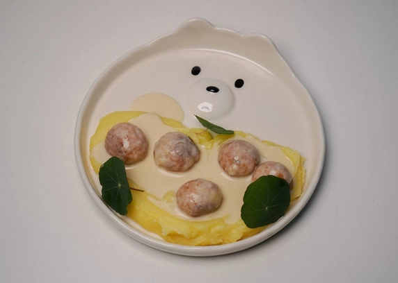 Дит Пюре з мітболами  - ANTICA Eatery 