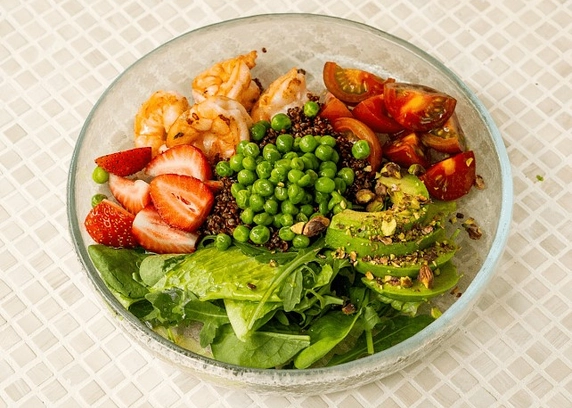 Боул з креветками від DIM Bakery 