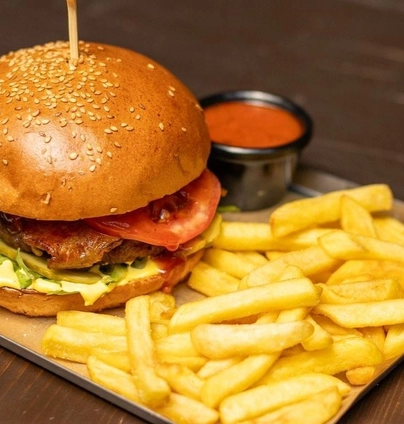 Бургер з телятиною фм від Файне Місто 