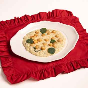 Ризото парміджано з гребінцем