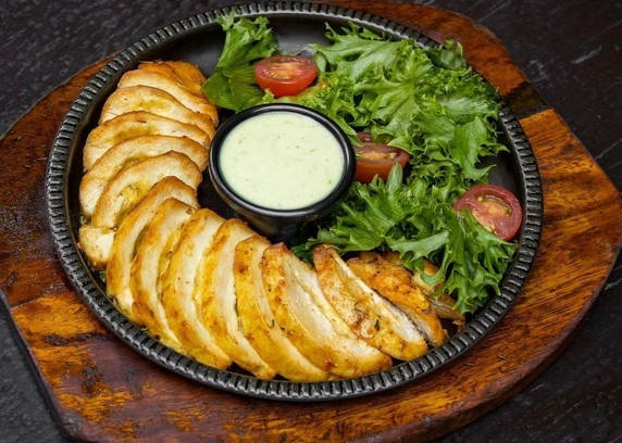 Філе куряче фаршироване сиром та зеленню - Файне Місто 