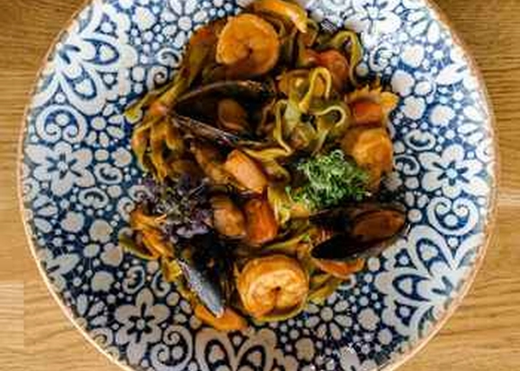 Паста З  Морепродуктами від Na Nebi 