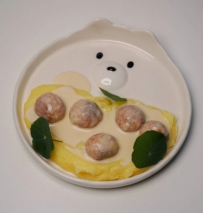 Дит Пюре з мітболами  від ANTICA Eatery 