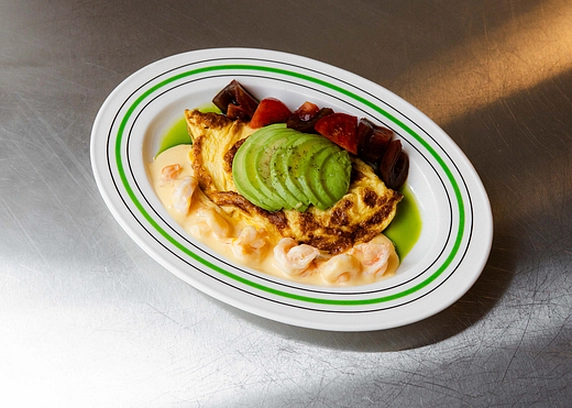 Омлет з креветками та авокадо від B&B Community 