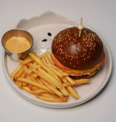 Дит. Міні бургер з індичкою від ANTICA Eatery 