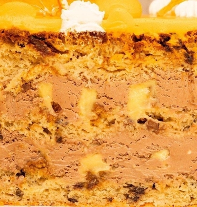 Торт шоколадно апельсиновий порц. від DIM Bakery 