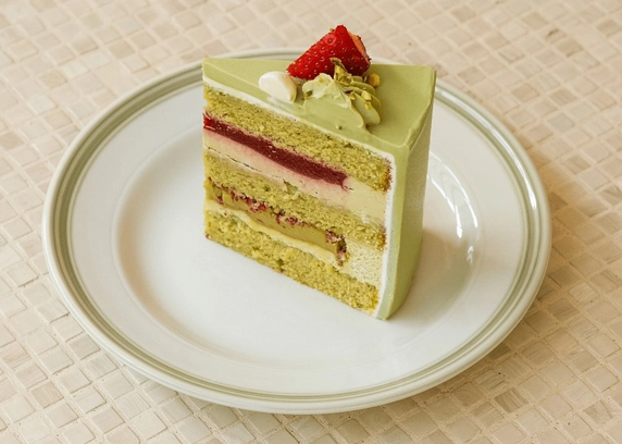 Торт фісташка-малина порц. від DIM Bakery 