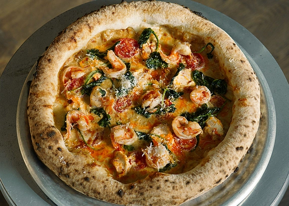 Піца з креветками - ANTICA Eatery 