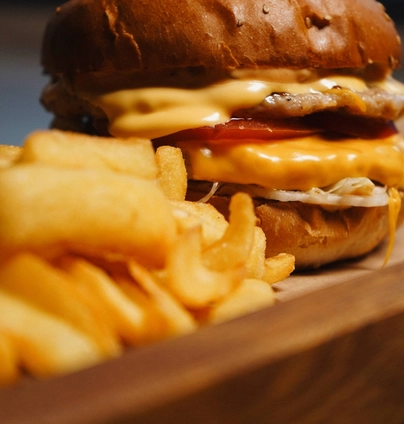 Дабл бургер з куркою - ROAD 