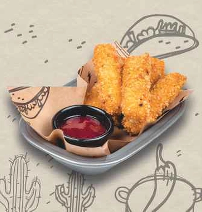 Сирні палички з пікантним малиновим соусом від NoName 