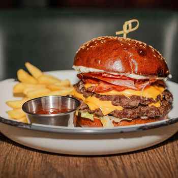 NEW Смеш бургер з трюфелем та беконом