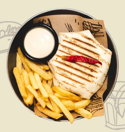 Мексиканський бургер з рваною телятиною від NoName 