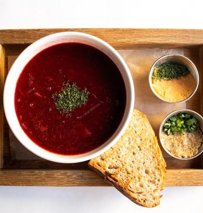 Клубний борщ пісний від Club FM 