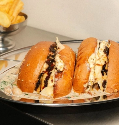 Дабл чізбургер в грибній ванні - B&B Community 