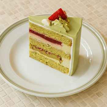 Торт фісташка-малина порц.