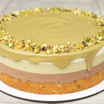 Торт шоколадно фісташковий 1кг