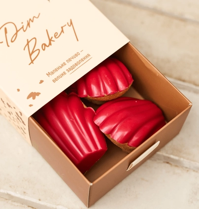 Коробочка Мадлен 3шт від DIM Bakery 