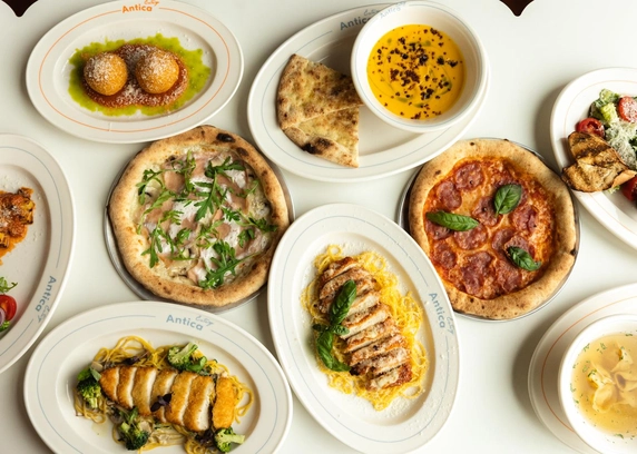 Ланч (суп+основна страва або піца+десерт) 12.00-16.00 від ANTICA Eatery 