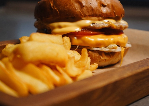 Дабл бургер з куркою - ROAD 