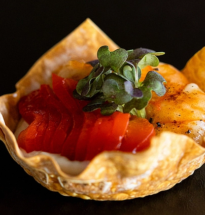 Корзинка з креветкою від Na Nebi 