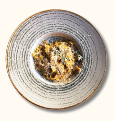 Фетучіні з куркою та грибами від Club FM 