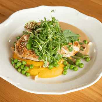 Філе куряче гриль на пюре гарбуза