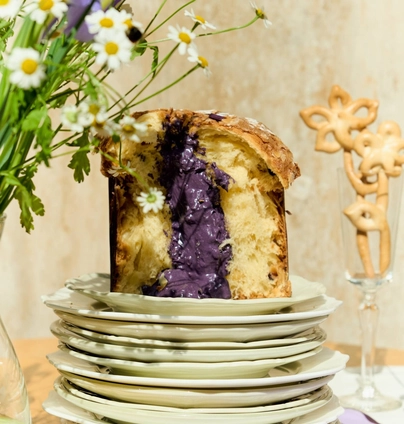 Панетон Убе-білий шоколад від DIM Bakery 