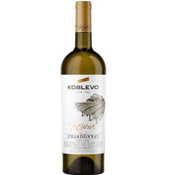 Акція вино  Коблево Reserve Шардоне сухе, біле 0,75 л