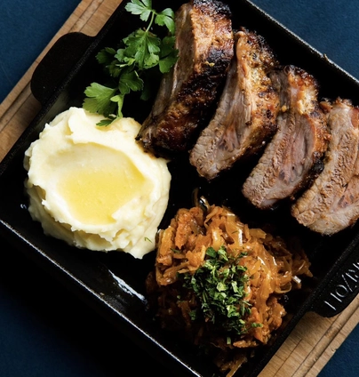 Ребра з капустою та пюре від ROAD (роад, роуд) 