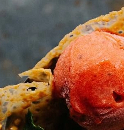 Сорбет алкогольний полуниця/базилік від Na Nebi 