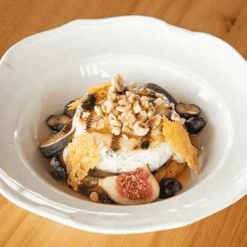 Камамбер зі стейком гарбуза