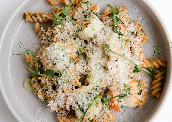 Паста з креветками від Cafe Mone 