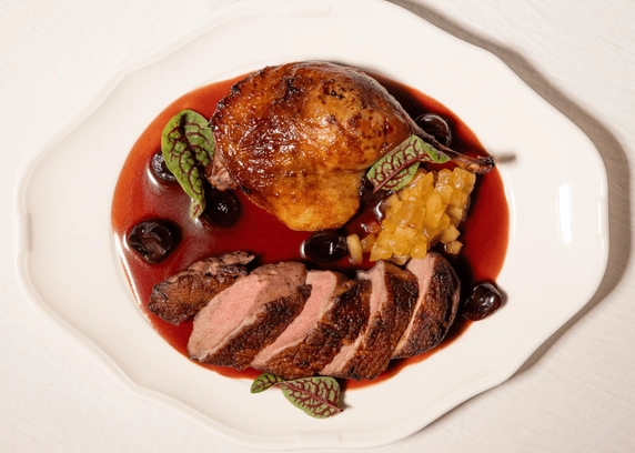 Бенкет - Качка з вишнею та яблучним чатні на 2-ох - Na Nebi 